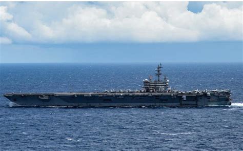 美军里根号航母从南海移师东海 印太司令部还官宣有两栖登陆舰也在东海_腾讯新闻