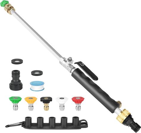 Amazon.com: Jetnozzle High pressure hose nozzle for garden hose,7-in-1 Hydro jet nozzle High ...