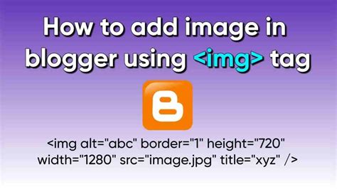 How to add image in blogger using img tag | Computerfy