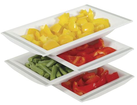 Buy Urban Kitchen Stacking Prep Trays, Set of 4 Online at Low Prices in ...