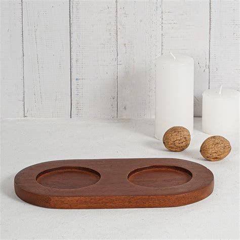 Aurum Crafts | Wooden Serving Tray for Botanica Ceramic Jars