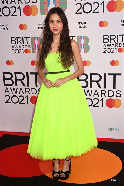 Olivia Rodrigo attends The BRIT Awards 2021 at The O2 Arena in London, UK