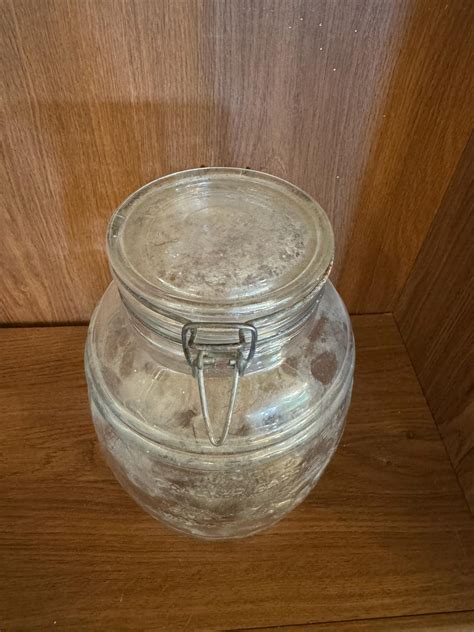 Vintage 60's Uncle Ezra's Cracker Barrel Jar 4 Quart - Etsy