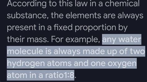 Che Law of conservation of mass & Law of definite Composition ...
