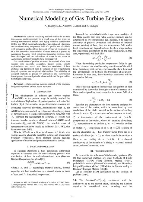 Numerical modeling-of-gas-turbine-engines | PDF
