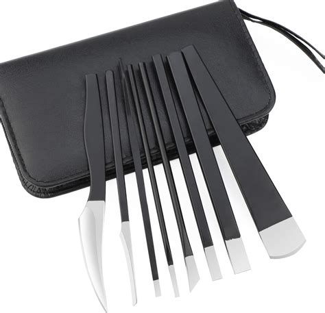 Amazon.com: 7pcs Pedicure Knife Set Ingrown Toenail Tools with PU Storage Bag High Manganese ...