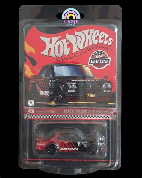 RLC Hot Wheels 1972 Skyline H/T 2000GT-R Advan Edition - Buy At Kinder Logs