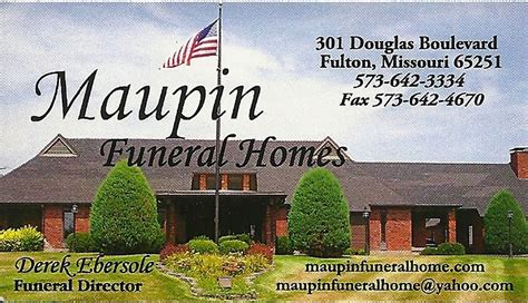 Maupin Funeral Home at Jason Davies blog