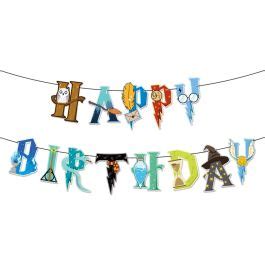 Wizard Happy Birthday Banner for Boys Girls Party Decorations, Kids ...