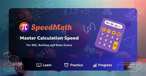 SpeedMath - Master Mental Math for Competitive Exams | Practice Online