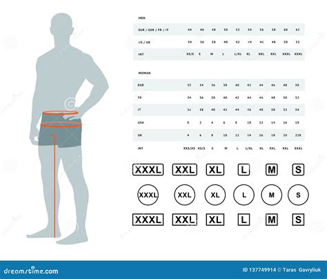 Clothing Measurements For Men – Waist Size Chart For Men – VNKHW