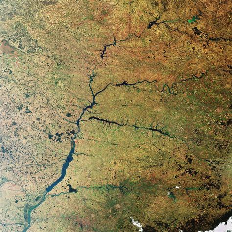 Parana River Brazil Map Changes In Atmospheric Circulation And