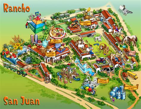 Rancho San Juan Map Illustration