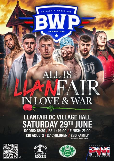 All is llanfair in love and War, Neuadd Eleanor, Mold, 29 June 2024 ...