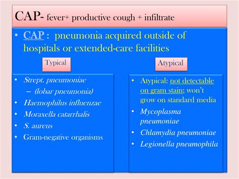 Atypical Pneumonia Vs Typical Pneumonia