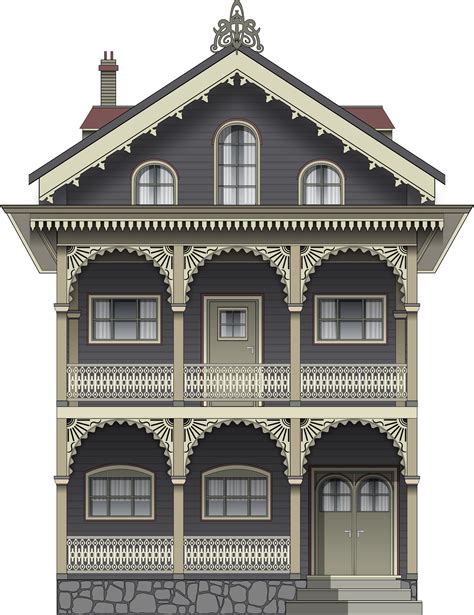 Charming Old Style House with Balconies