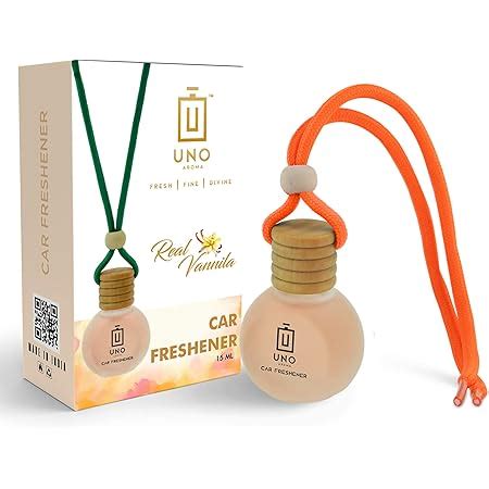 Evair Car Air Freshener with Essential Oils Fragrance in Glass Bottle ...