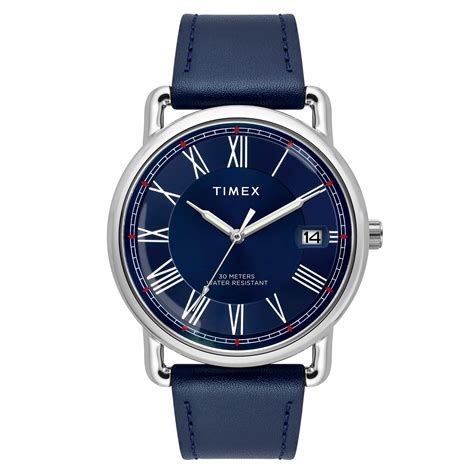 TIMEX Men Blue Round Dial Analog Watch - TWEG25600 – KRISHNA WATCH COMPANY