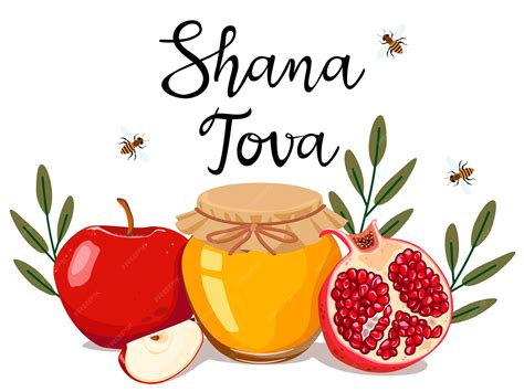 Premium Vector | Rosh Hashanah jewish new year greeting card design ...