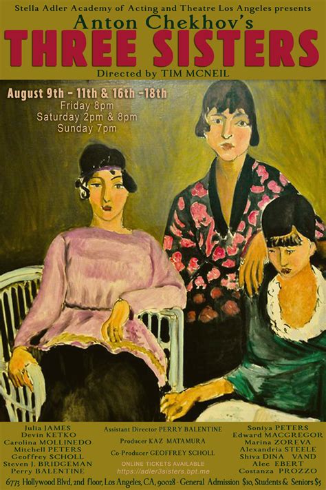 Three Sisters by Anton Chekhov