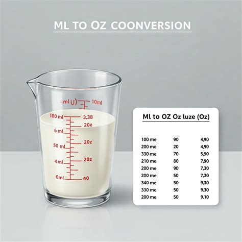 Ounces to Milliliters Conversion – How to Convert oz to ml | PEKIS Recipes