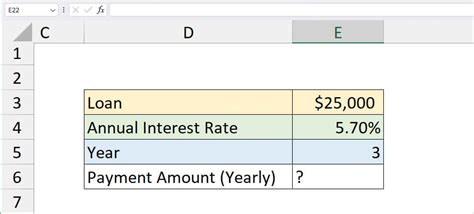 Using PMT Function Excel 的图像结果