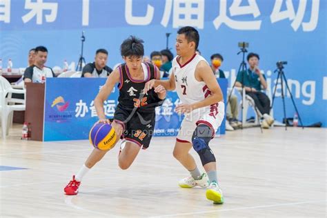 浙江省运会三人制篮球赛正酣-人民图片网