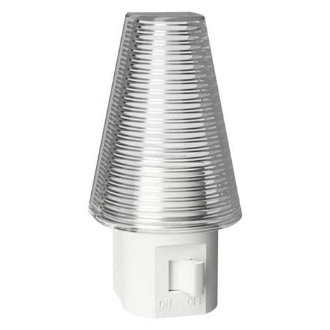 Amertac 1.6 x 1.45 x 3.15 in. LED Tipi Manual Night Lights, Clear - 2 ...