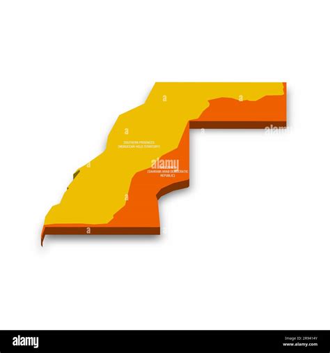 Western map of land divided between Morocco and Sahrawi Arab Democratic Republic by Moroccan ...