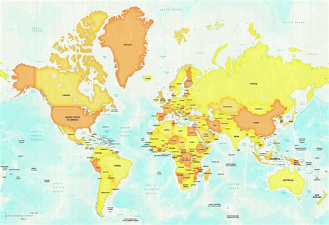 World Map Outline Color 的图像结果