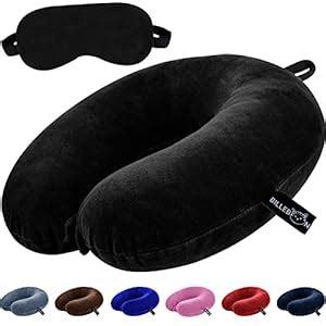 Buy Billebon Premium Neck Pillow Eye Mask Combo Airplane Travel Pillow ...