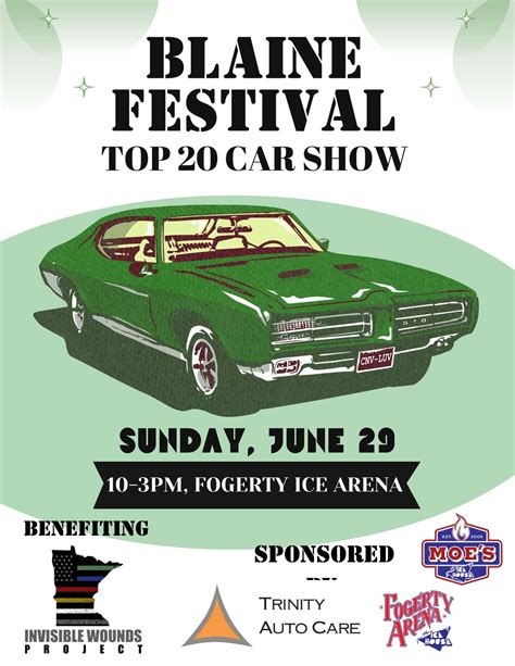 Blaine Festival Top 20 Car Show, Fogerty Ice Arena, Blaine, 29 June ...