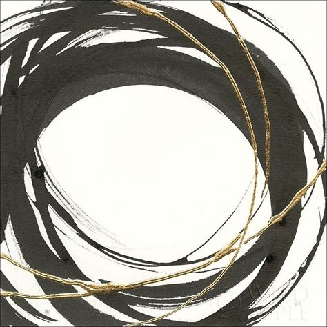 Gilded Enso III 11376 Buy Abstract Painting | Abstract Wall Art ...