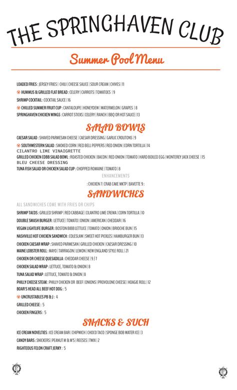 Dine - The Springhaven Club