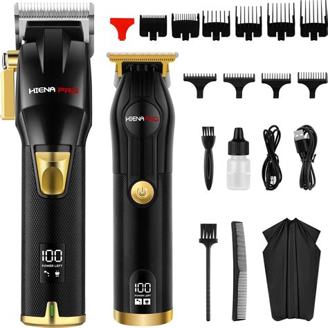 HIENA PRO Hair Clippers for Men T Liners Hair Trimmer Set, Men ...