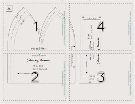 Printable Hat Patterns 的图像结果