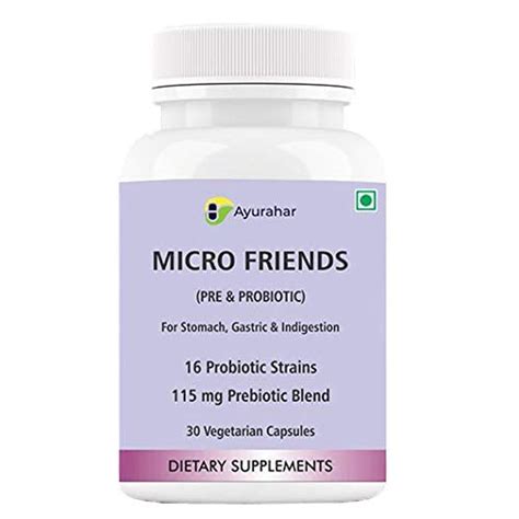 Buy MICRO FRIENDS - Ayurahar – prebiotics and probiotics supplement for ...
