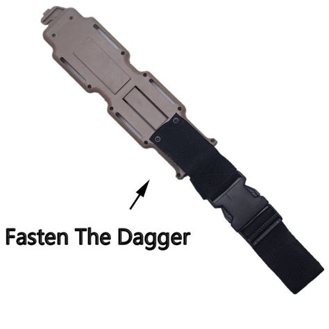 Toonol Tactical Rubber Trainer Knife Combat Bayonet with Scabbard ...
