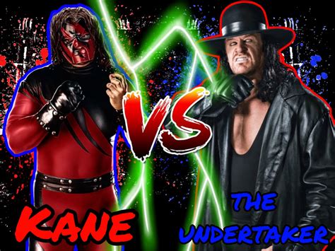 Kane VS The Undertaker by RuthlessGuide1468 on DeviantArt