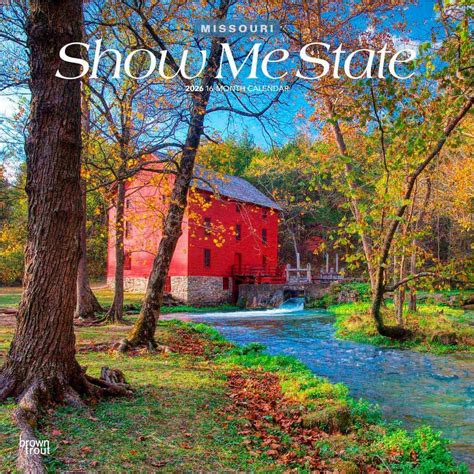 Show Me State Missouri 2026 Wall Calendar - Calendars.com