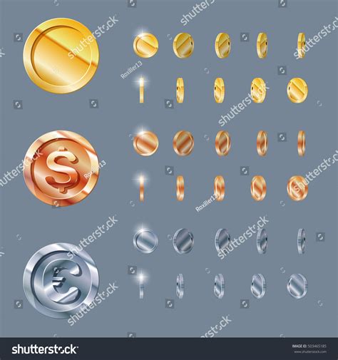 Image result for Rotating Coin Animation