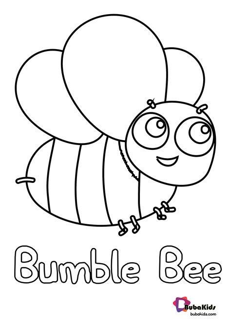 Bee Coloring Pages To Print - Free Printable Templates