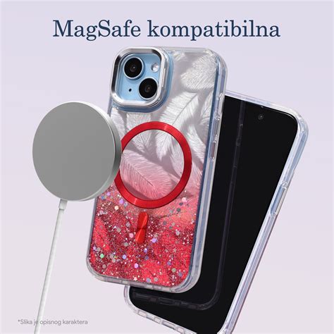 Maska(futrola) Magsafe Glitter za iPhone 16 Pro 6.3 zlatna - Mob-Shop