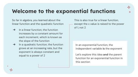 Image result for Exponential keyFeatures