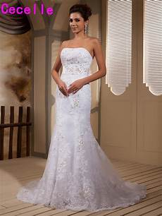 Personalised Wedding Gowns by White Mermaid Beaded Lace Appliques Wedding Dresses Corset Personalised Wedding Gowns