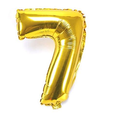 Number 7 Foil Balloons 17" INCH, Kids Party , Theme Birthday Party ...