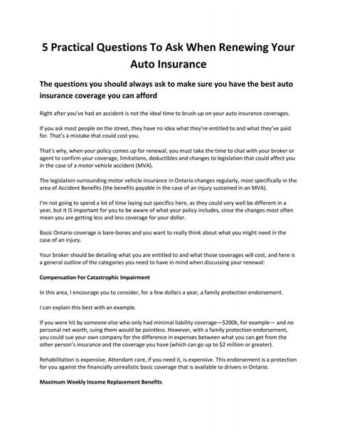 Auto Insurance Questions 的图像结果