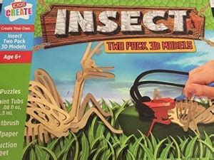 Kids Create Insect- Two Wooden Models Price in India - Buy Kids Create ...
