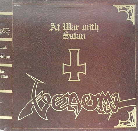 VENOM At War with Satan Black Metal Album Cover Photos & Detailed Description 12" LP Vinyl ...