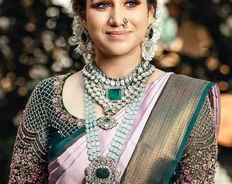 Dark Green Maggam Work Blouse Net Sleeves | Aari Work Saree Blouse ...